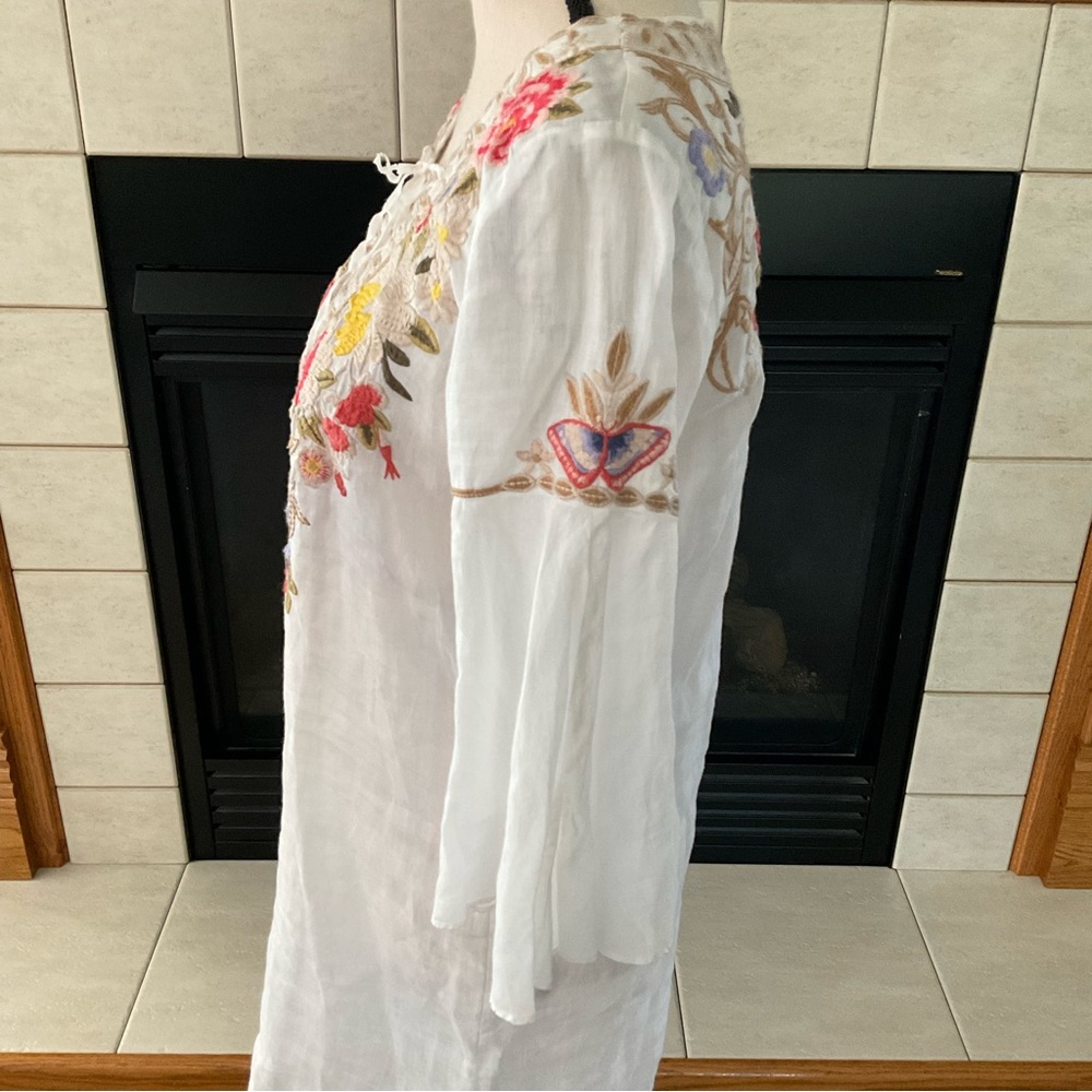 Johnny Was Workshop Flare Sleeve Tunic, Women’s Sz S - Picture 3 of 7
